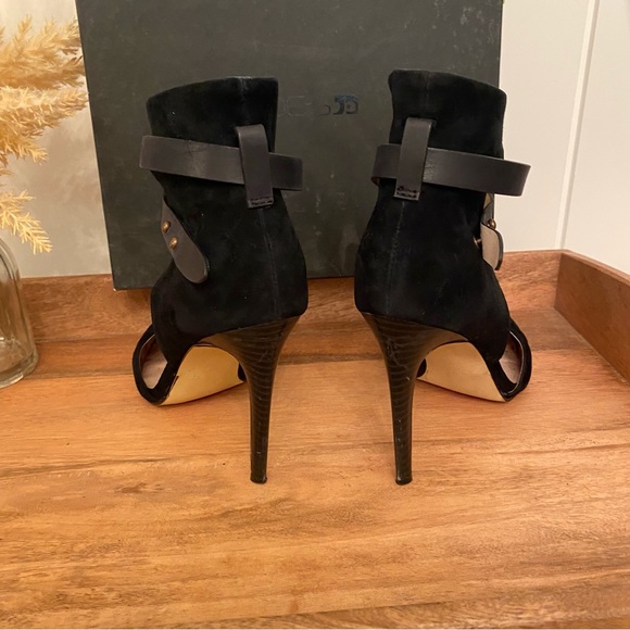 Joe’s Jeans LANEY ankle wrap  in Black with pointed toe - Picture 10 of 14